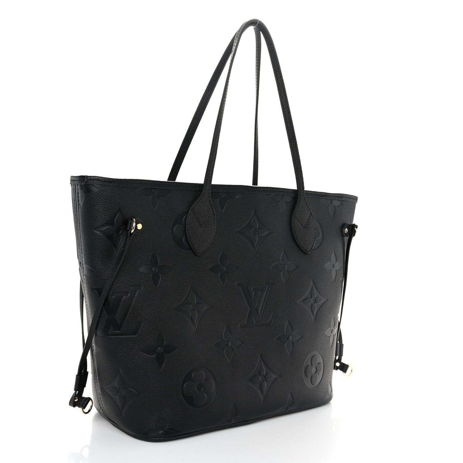 Louis Vuitton Empreinte Monogram Giant Neverfull MM Black 4 of 10