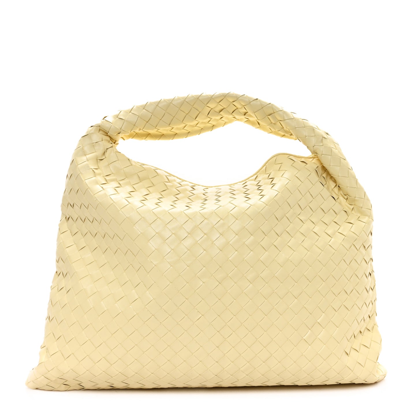 Calfskin Intrecciato Large Hop Camomile