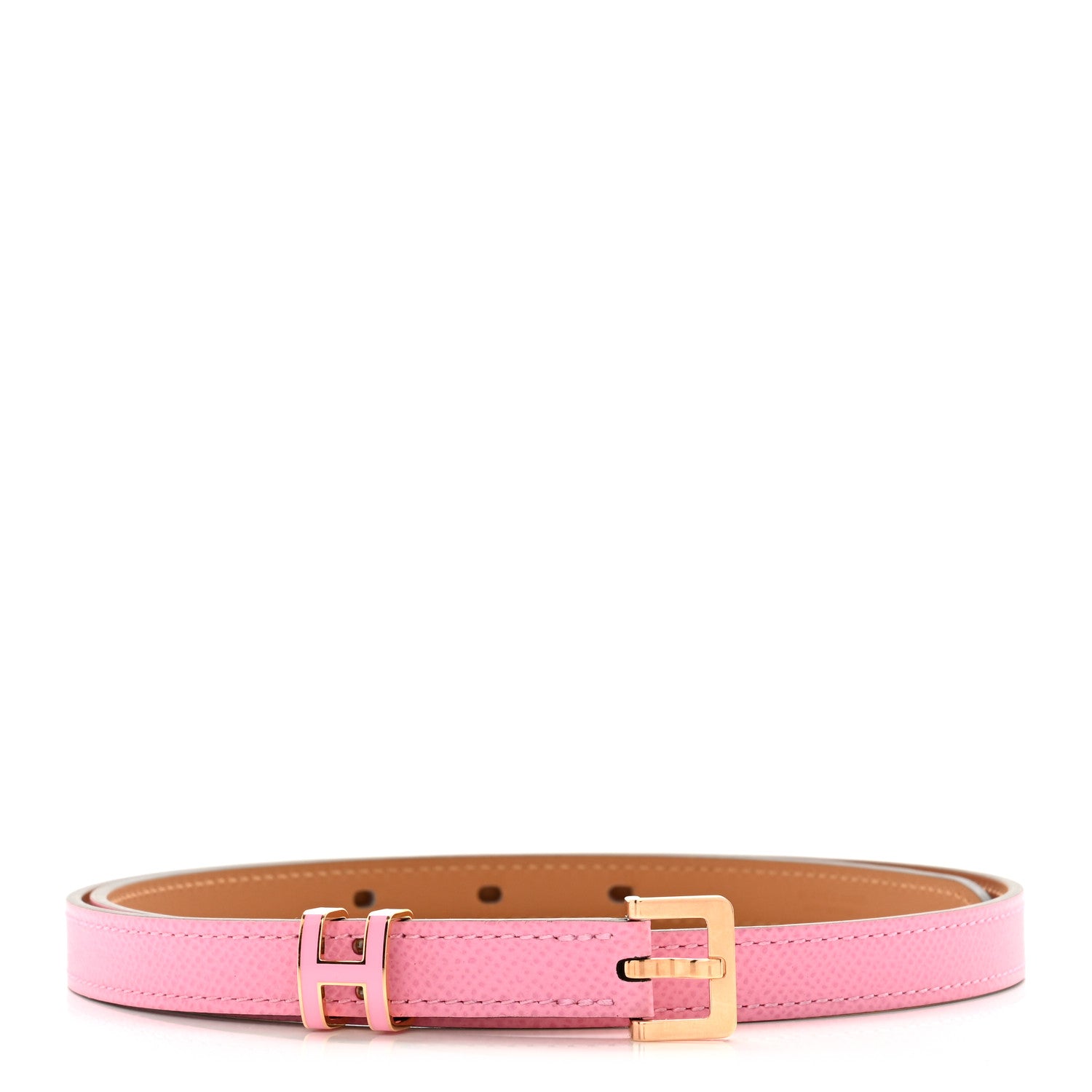 Hermes Epsom 15mm Pop H Belt 75 5P Pink 1 of 6