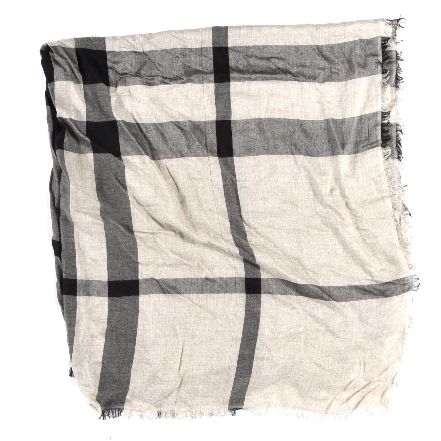 Burberry Merino Wool House Check Square Scarf 2 of 4