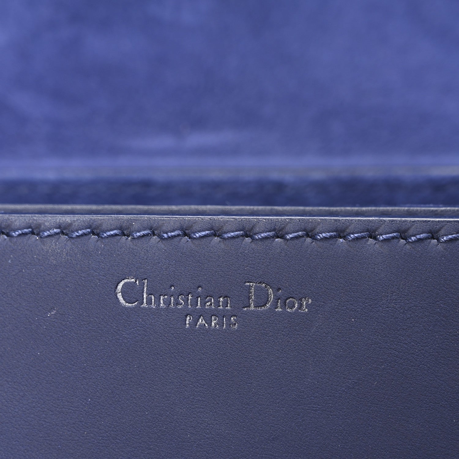 Christian Dior Smooth Calfskin Dio(r)evolution Flap Bag Dark Blue 6 of 9