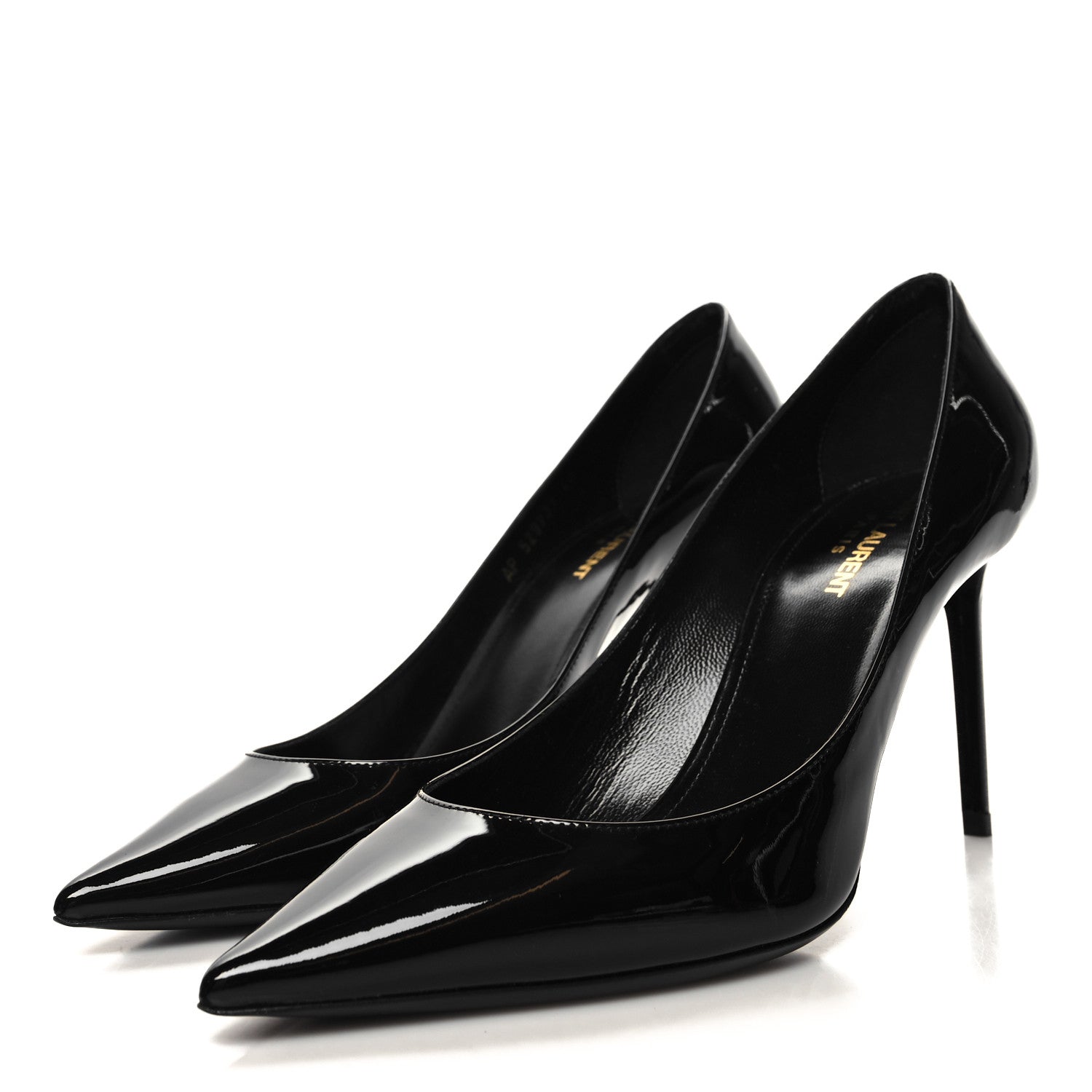 Saint Laurent Patent Calfskin Zoe 85 Pump 40 Black 3 of 9