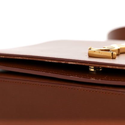 Saint Laurent Smooth Calfskin Medium Classic Monogram Universite Bag Brown 9 of 13