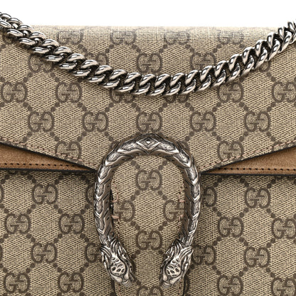 Gucci GG Supreme Monogram Small Dionysus Shoulder Bag Taupe 8 of 11