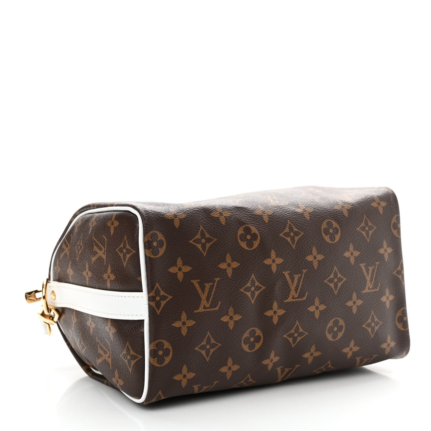 Monogram LV Match Speedy Bandouliere 25 White