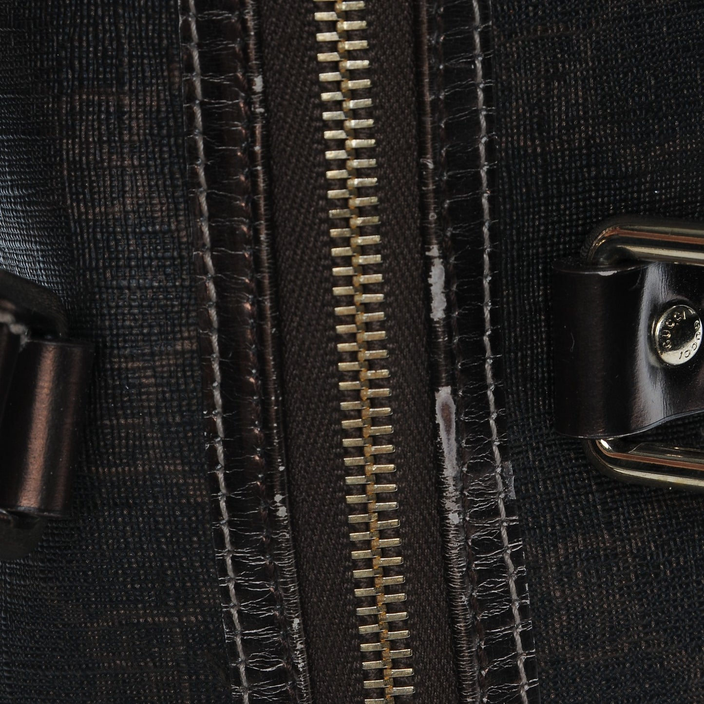 GG Plus Monogram Medium Joy Boston Dark Brown