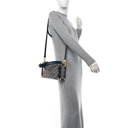 Louis Vuitton Monoglam Side Trunk MM Blue 2 of 9