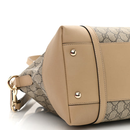 Gucci GG Supreme Monogram Medium Nice Top Handle Dome Bag Beige 9 of 12