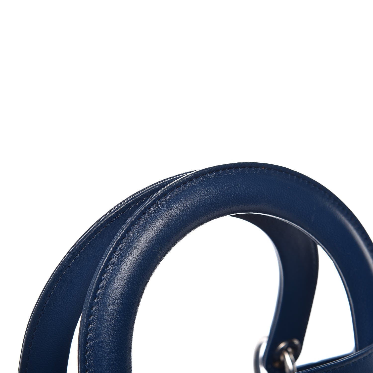 Christian Dior Lambskin Cannage Large Lady Dior Navy Blue 15 of 16