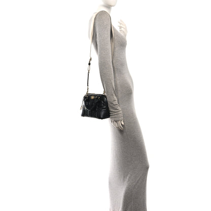 Gucci Calfskin GG Matelasse Mini Top Handle Bag Black 2 of 10