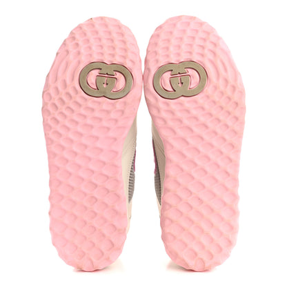 Gucci Dali Soft Calfskin Womens Mac80 Sneakers 38 Off White Grey Sky Light Rose 6 of 10
