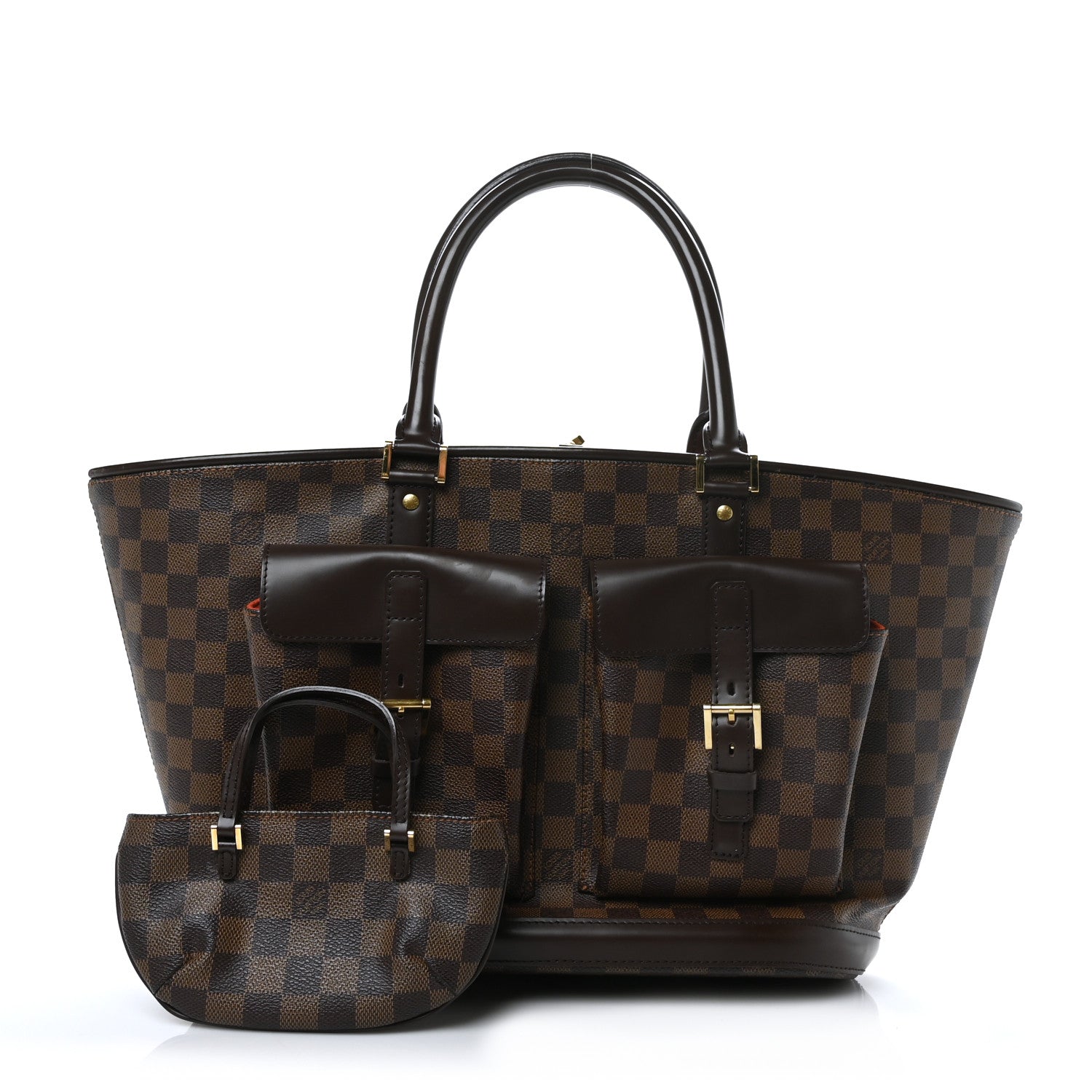 Louis Vuitton Damier Ebene Manosque GM 3 of 12