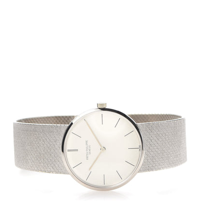 Patek Philippe 18K White Gold 30mm Calatrava Manual Winding Watch 3513/1 3 of 6