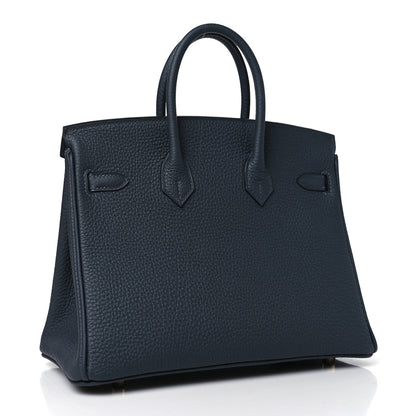 Hermes Togo Birkin 25 Gris Misty 3 of 11