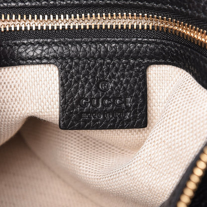 Gucci Pebbled Calfskin Large Soho Hobo Black 6 of 7