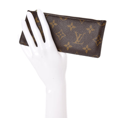 Louis Vuitton Monogram Josephine Wallet Zippered Insert Blue 2 of 8