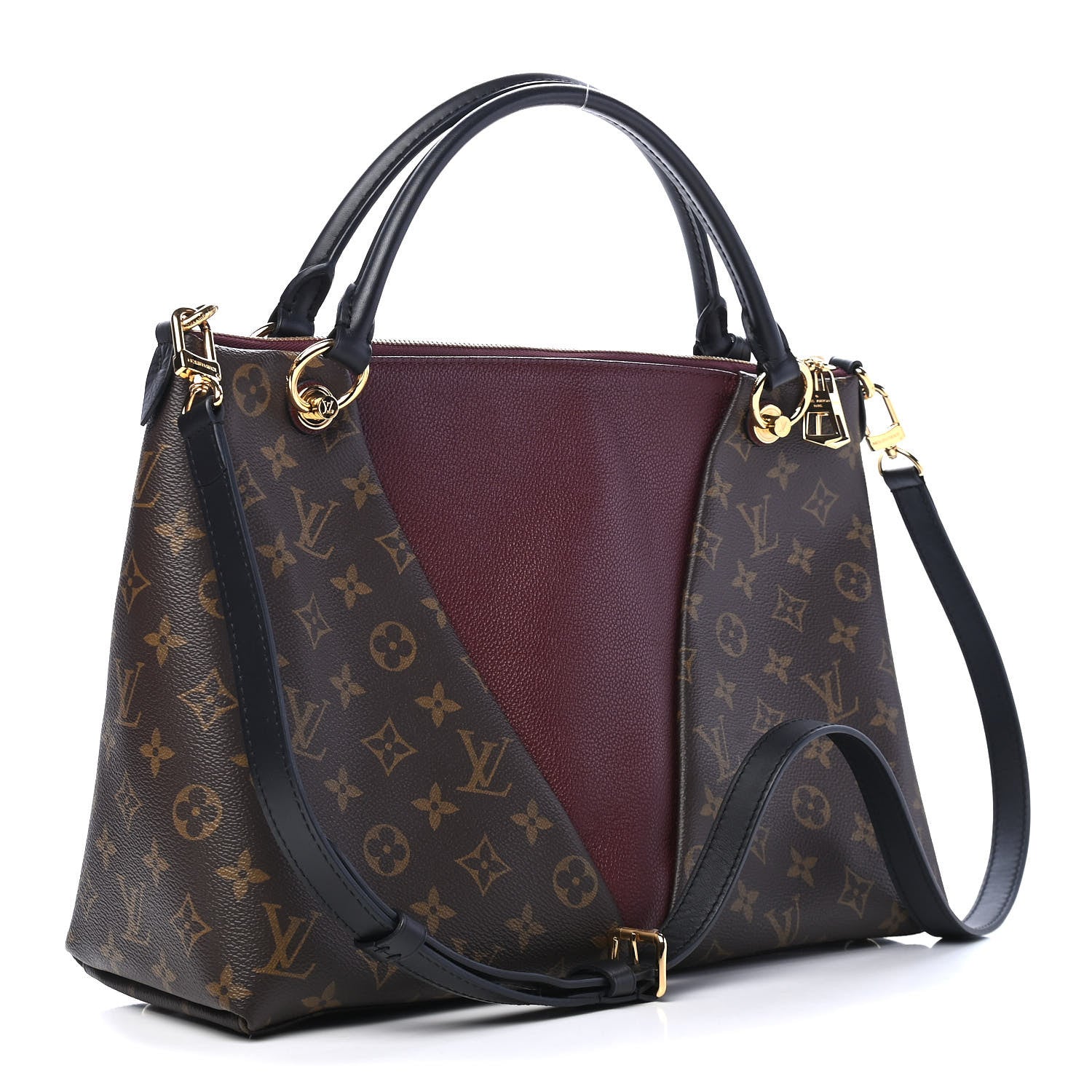 Louis Vuitton Monogram V Tote MM Bordeaux 3 of 8