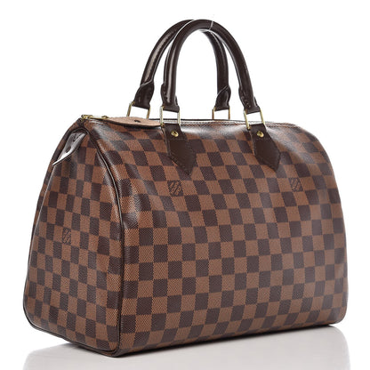 Louis Vuitton Damier Ebene Speedy 30 3 of 11