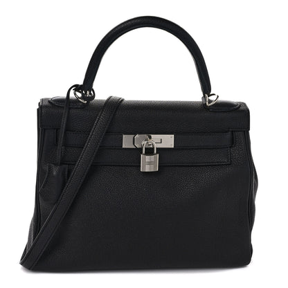 Hermes Togo Kelly Retourne 28 Black 1 of 10