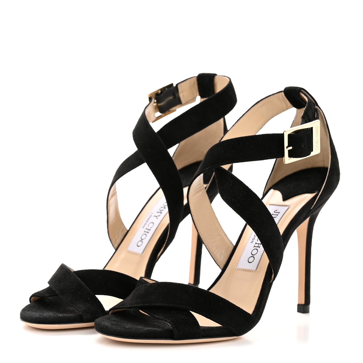 Suede Lottie Sandals 35.5 Black
