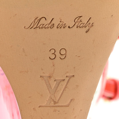 Louis Vuitton Monogram Multicolor Wedge Sandals 39 White Pink 18 of 28