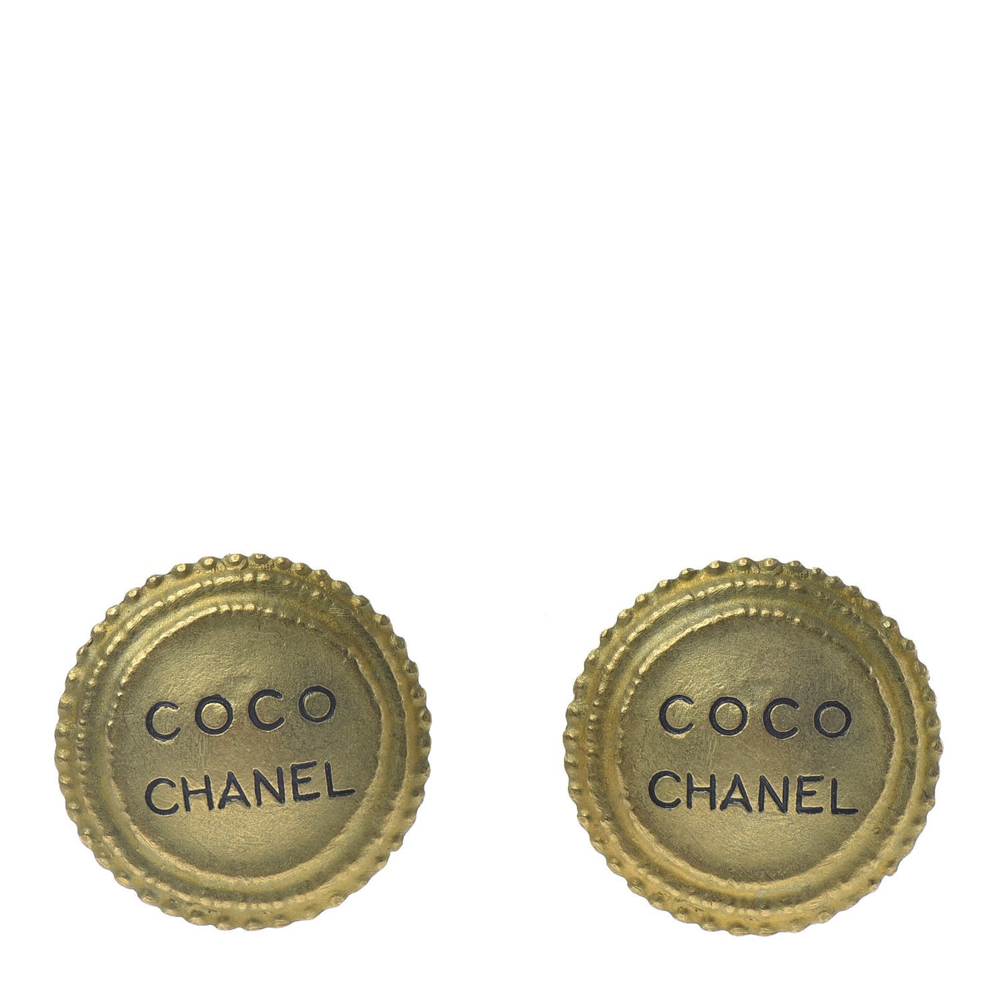 Coco Chanel Clip On Earrings Gold