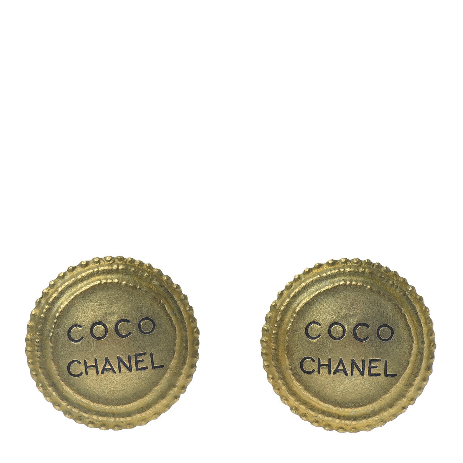 Chanel Coco Chanel Clip On Earrings Gold 1 of 4