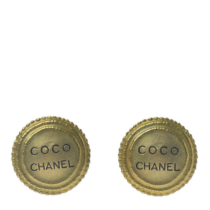 Chanel Coco Chanel Clip On Earrings Gold 1 of 4