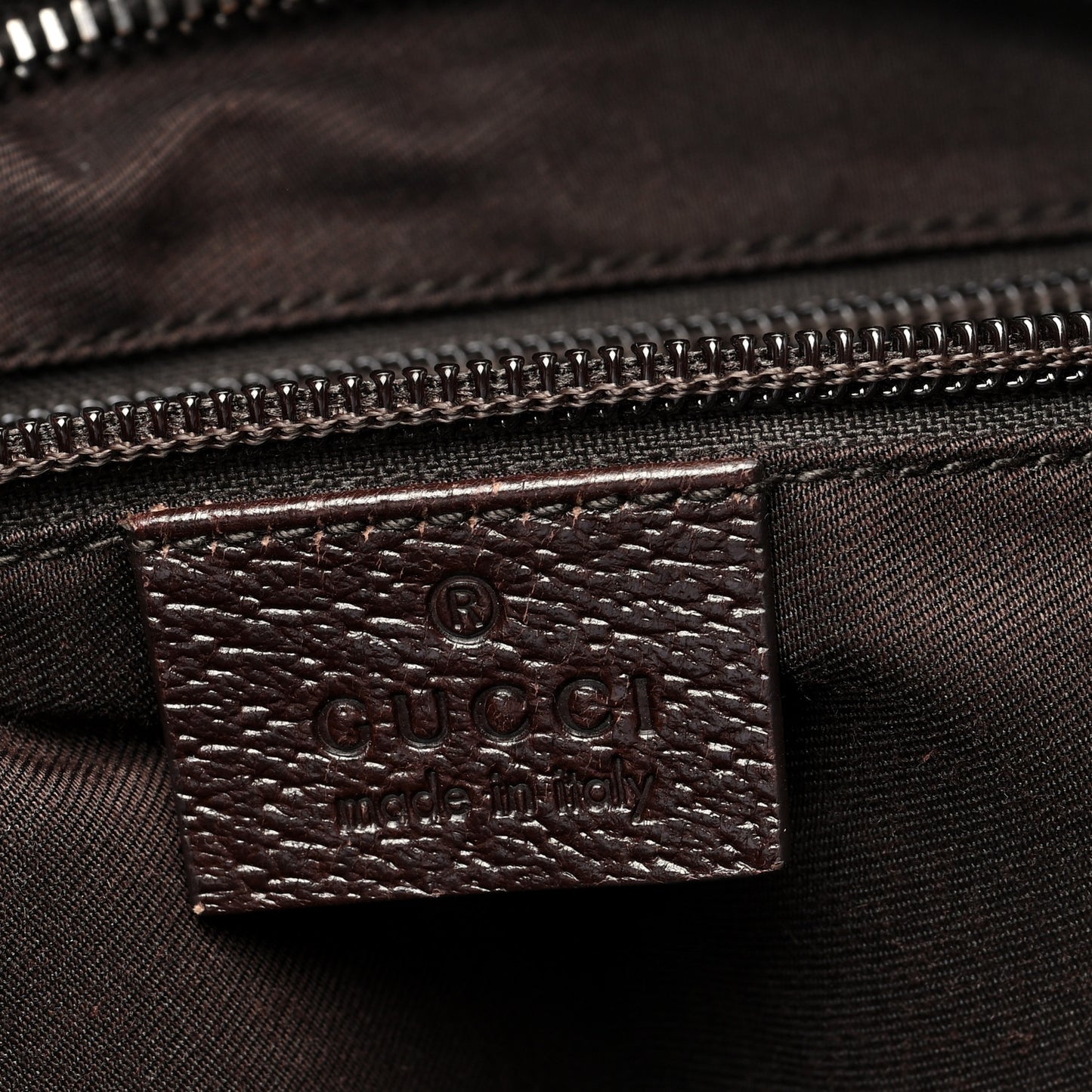 Monogram Web Medium Double Pocket Messenger Bag Dark Brown