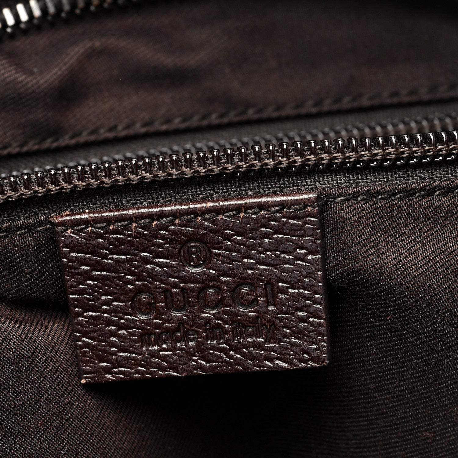 Gucci Monogram Web Medium Double Pocket Messenger Bag Dark Brown 6 of 11