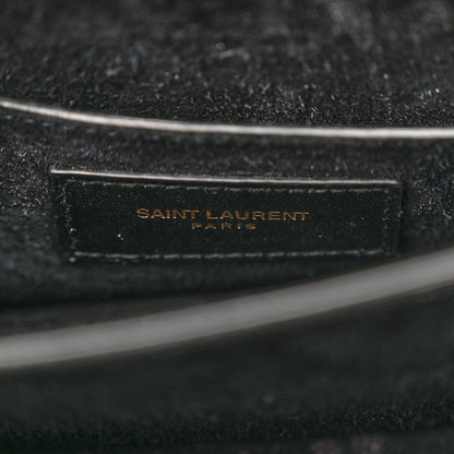 Saint Laurent Metallic Calfskin Small Monogram Sunset Chlorophille 6 of 12