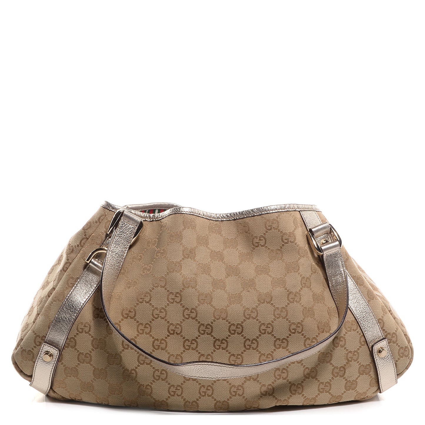 Monogram Medium Abbey Shoulder Bag Metallic