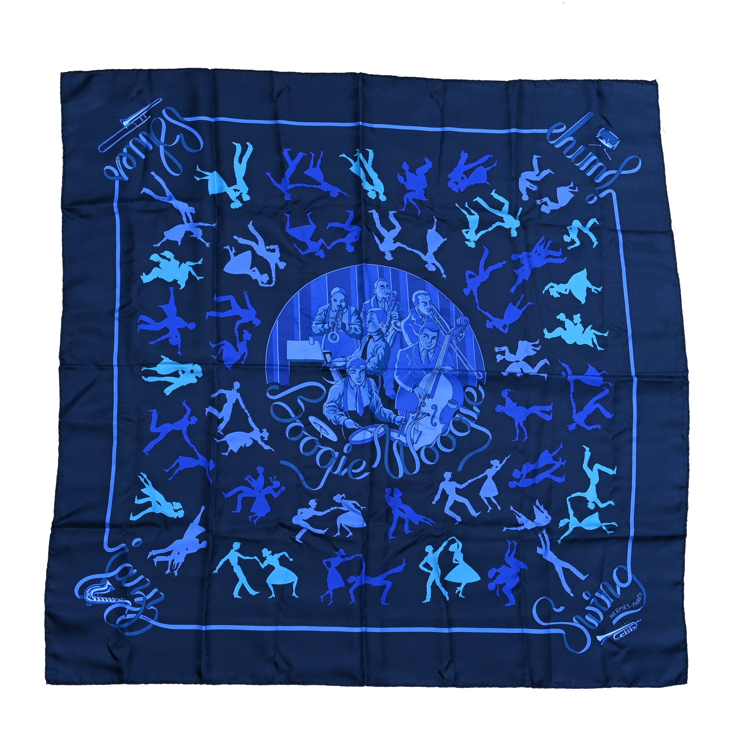 Hermes Silk Boogie Woogie Scarf 90 1 of 4