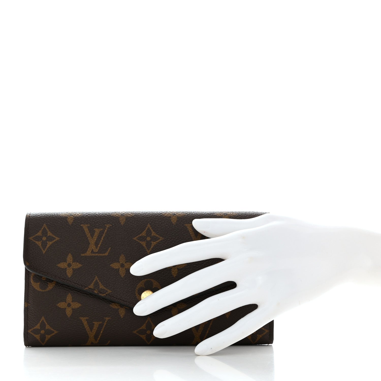 Louis Vuitton Monogram Sarah Wallet NM Rose Ballerine 2 of 6