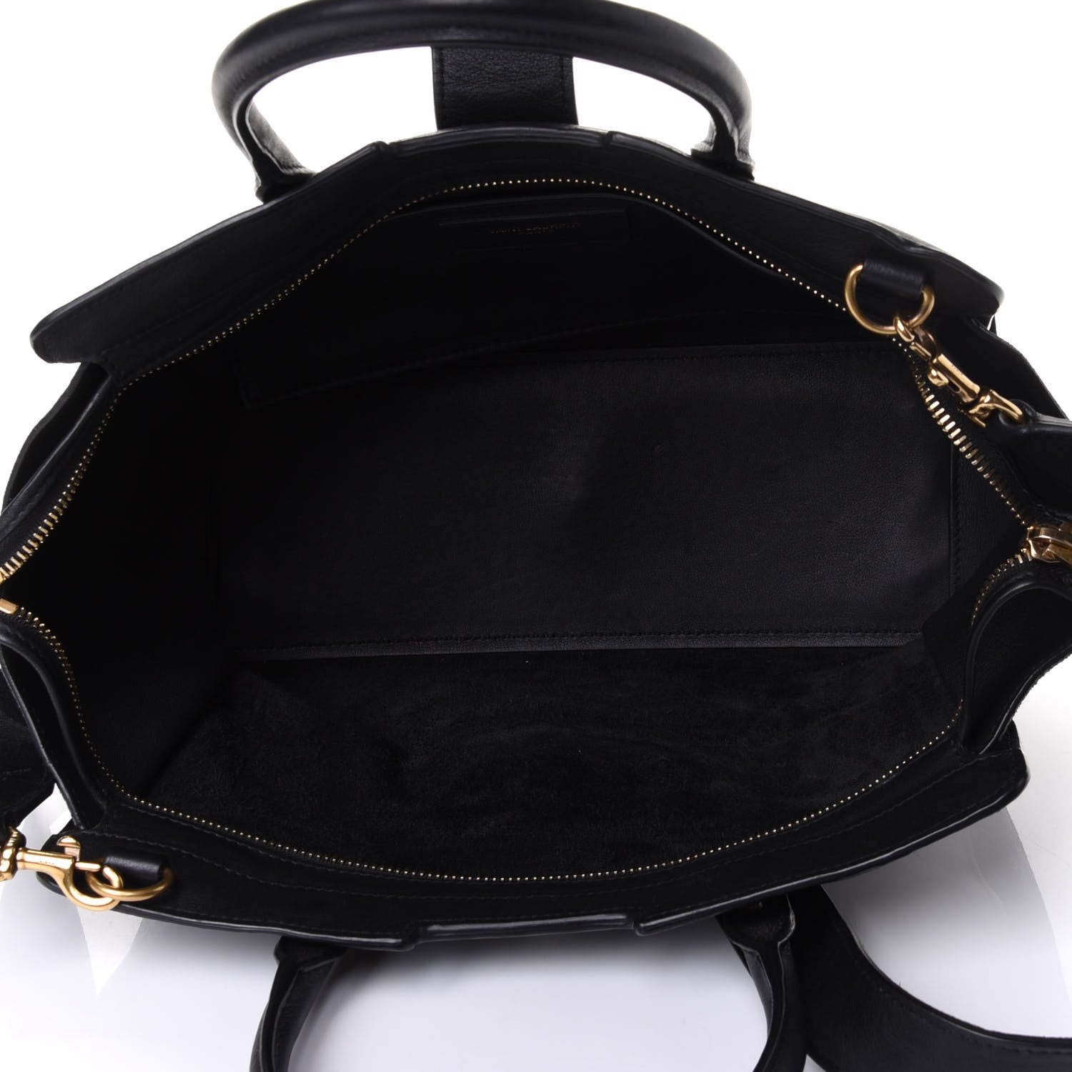 Saint Laurent Calfskin Monogram Baby Downtown Cabas Black 4 of 4