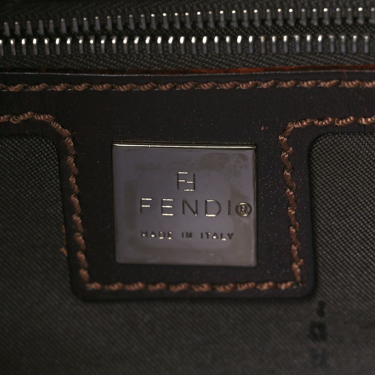 Fendi Zucca Baguette Beige 6 of 9