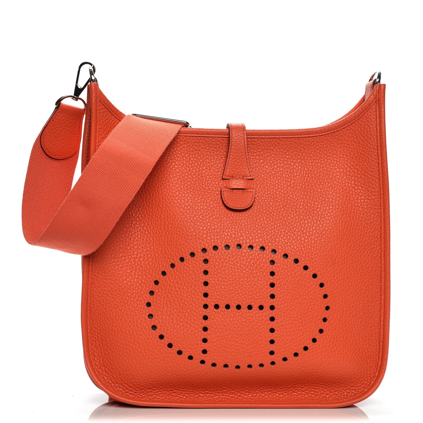 Taurillon Clemence Evelyne III PM Orange Poppy