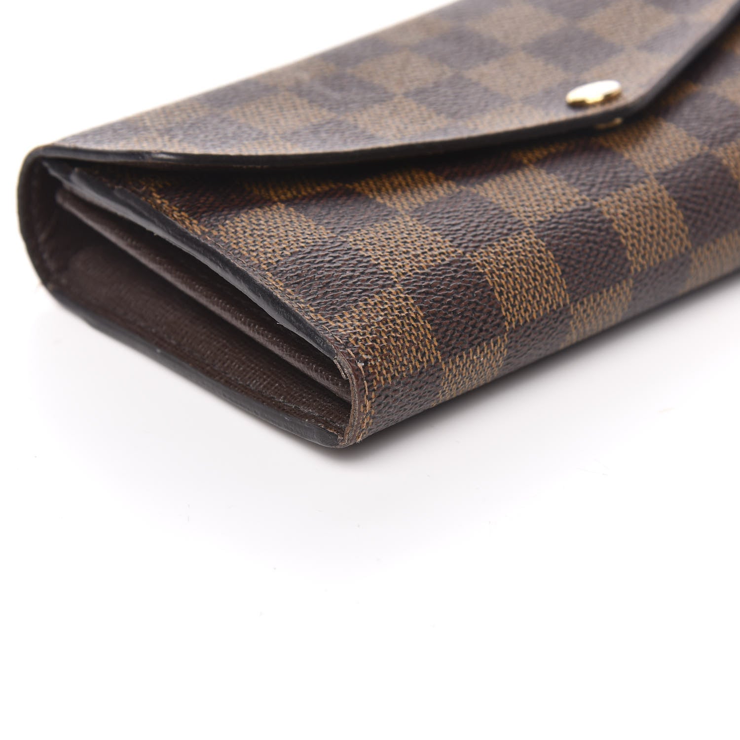Louis Vuitton Damier Ebene Sarah Wallet NM 5 of 12