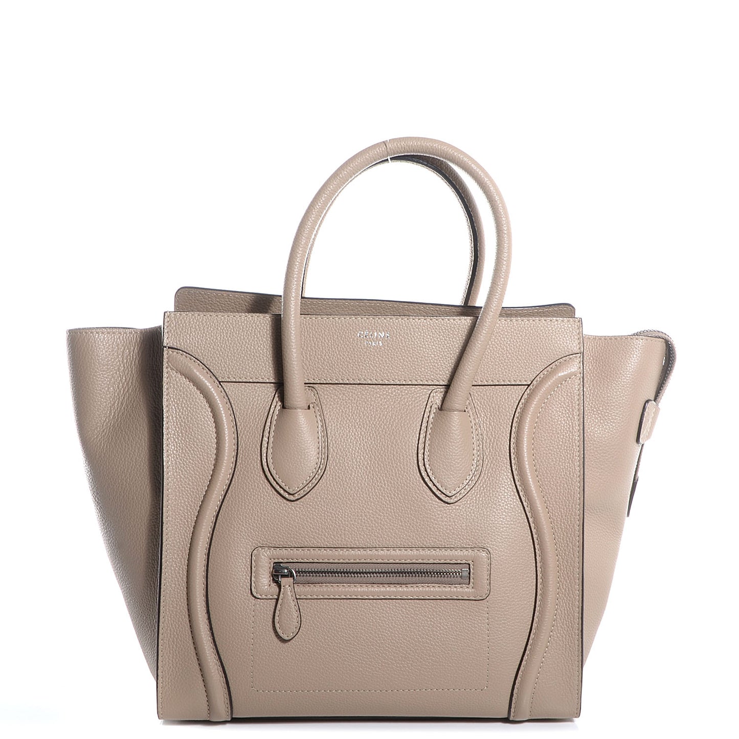 Drummed Calfskin Mini Luggage Dune