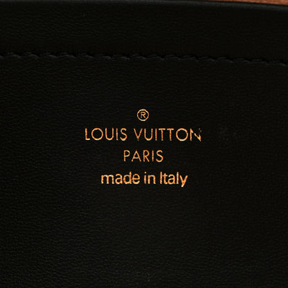 Louis Vuitton Lambskin Embossed Monogram Pochette Coussin Black 6 of 11