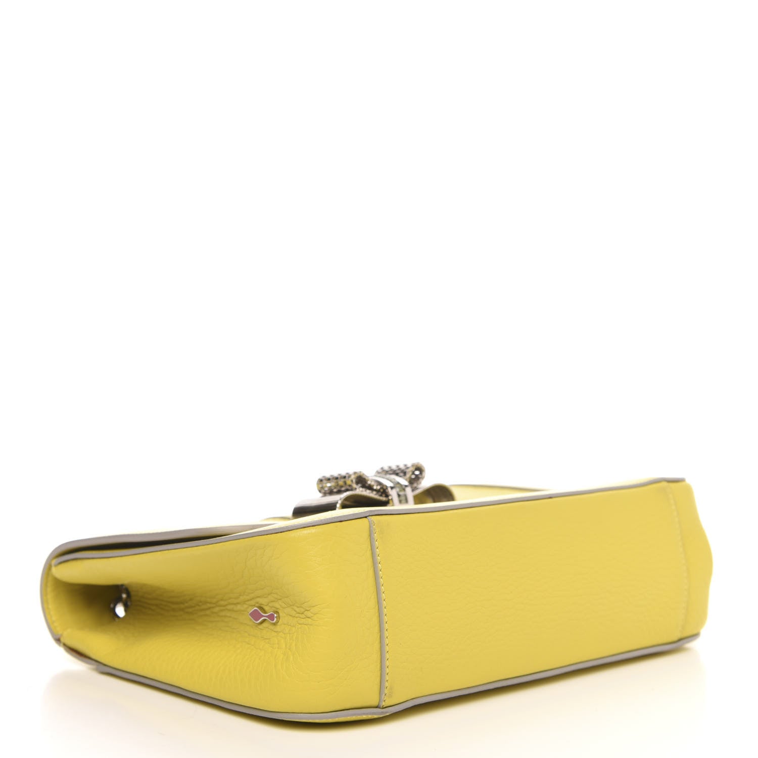 Christian Louboutin Calfskin Small Sweet Charity Shoulder Bag Mimosa 4 of 11
