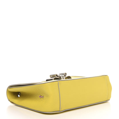 Christian Louboutin Calfskin Small Sweet Charity Shoulder Bag Mimosa 4 of 11