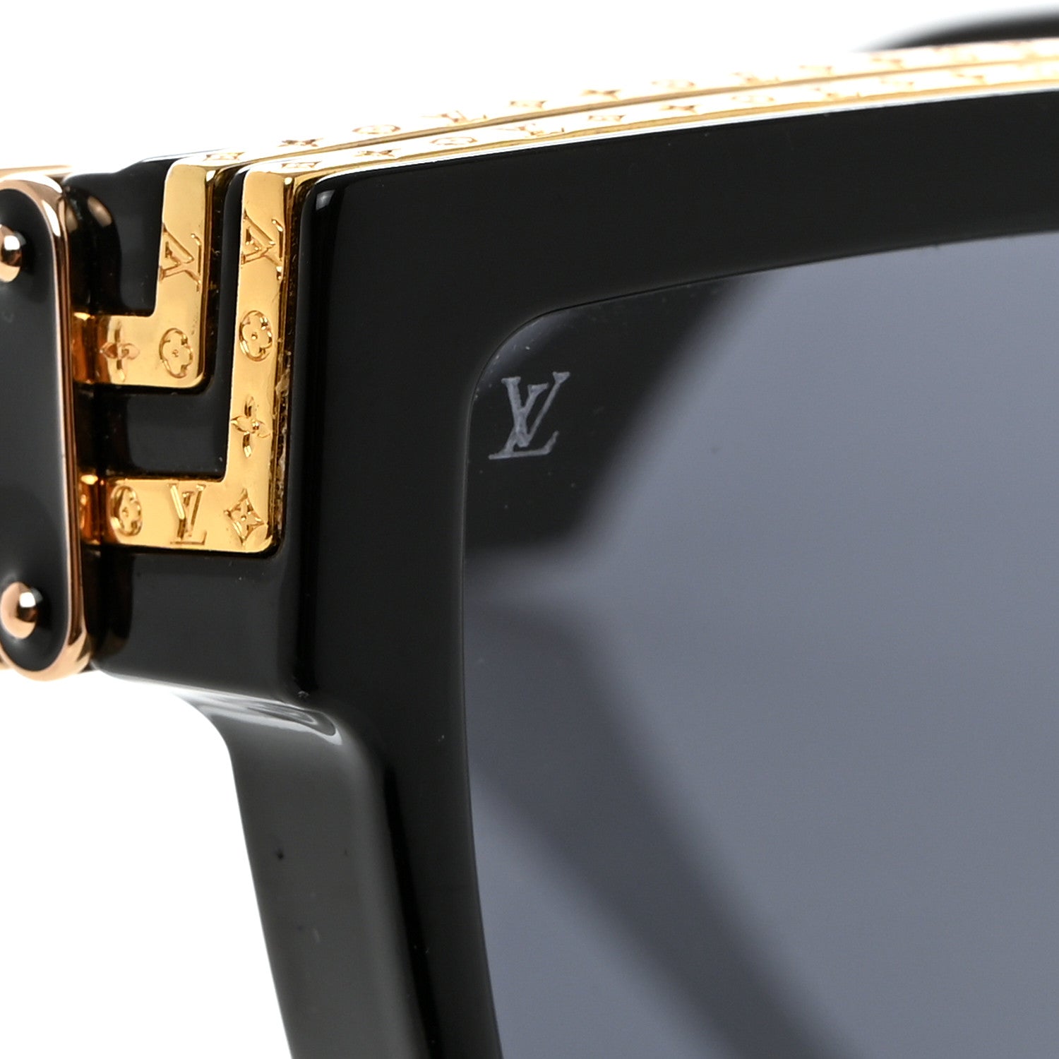 Louis Vuitton Acetate 1.1 Millionaires Sunglasses Z1165W Black 7 of 7