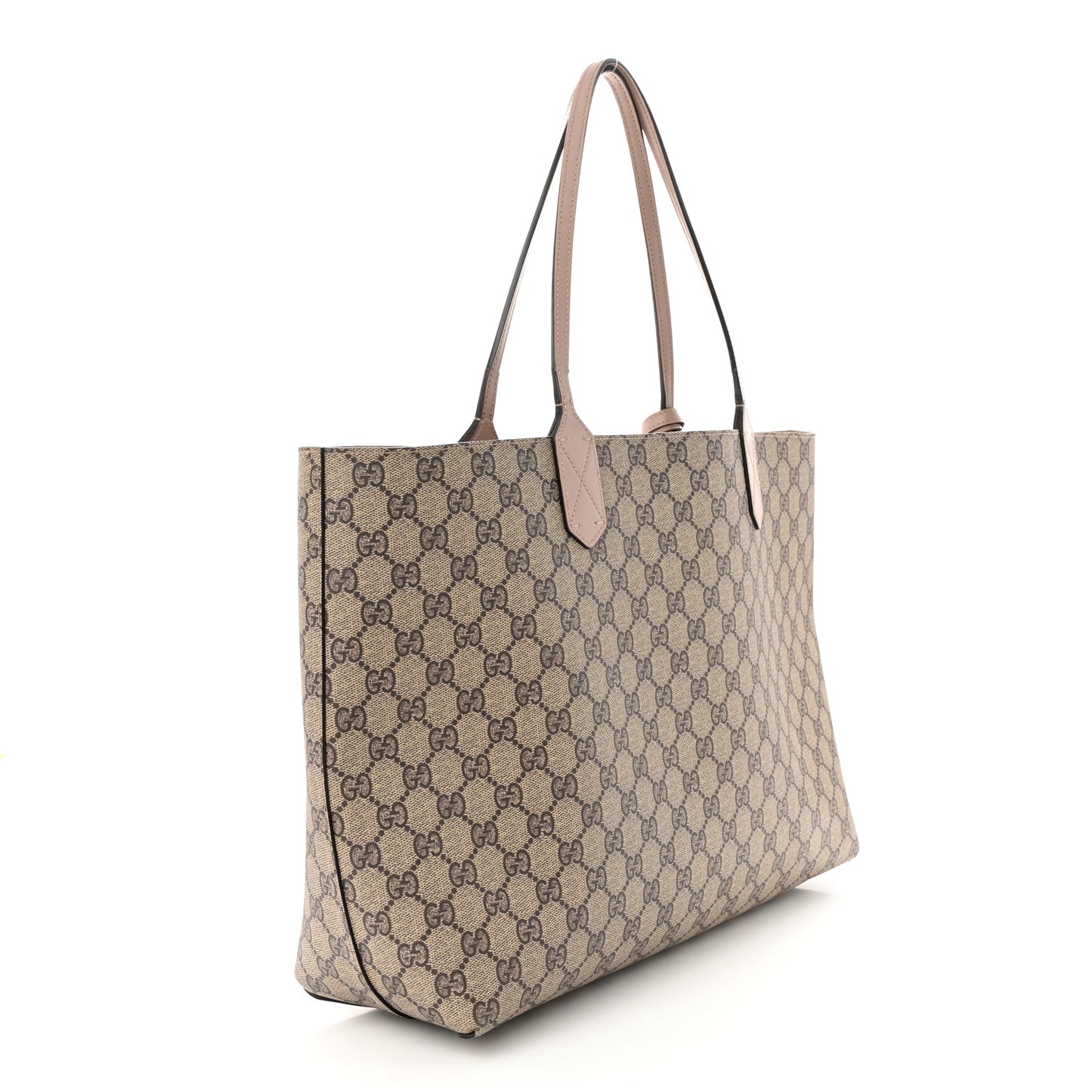 GG Supreme Monogram Medium Reversible Tote Beige Dark Cipria
