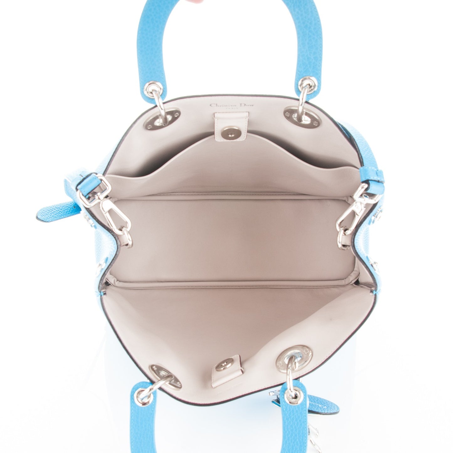 Bullcalf Medium Diorissimo Tote Bleu Nosy