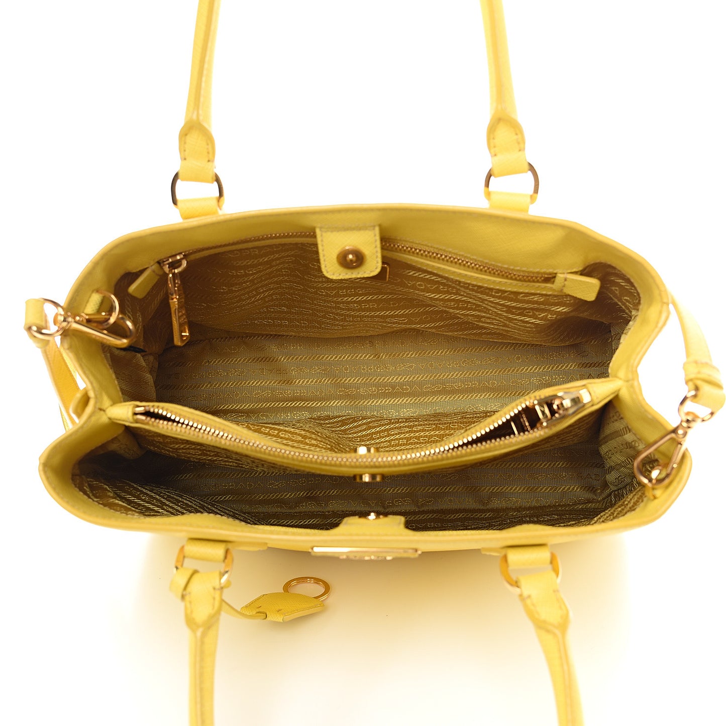 Saffiano Lux Medium Tote Girasole