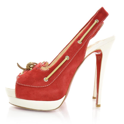Christian Louboutin Suede Jefferson Plato 140 Pumps 38 2 of 7
