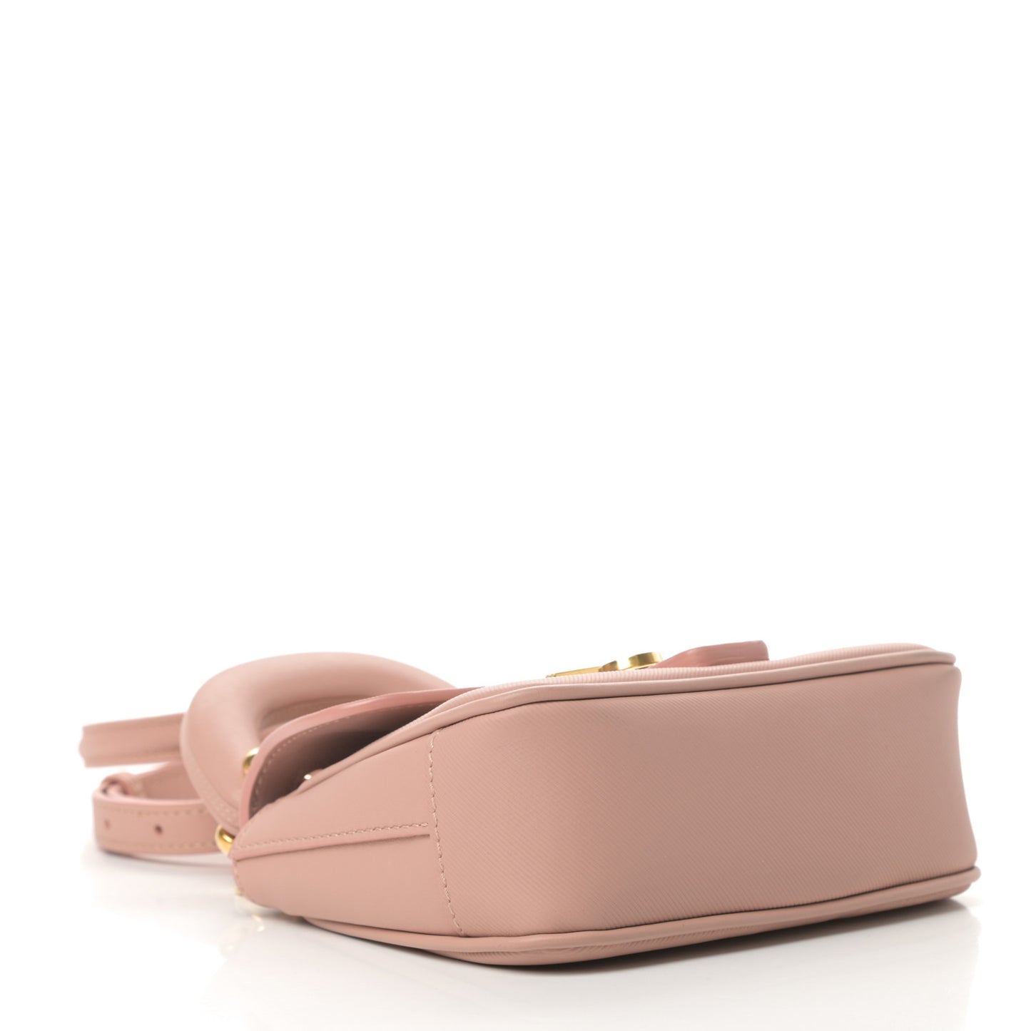 Trench Calfskin Mini DK88 Top Handle Bag Ash Rose