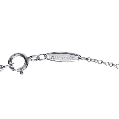 Tiffany Platinum Diamond .08ct Elsa Peretti Diamonds by the Yard Pendant Necklace 7 of 9