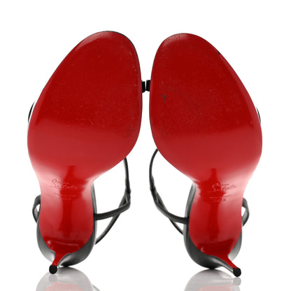 Christian Louboutin Nappa Rosalie 100 Sandals 38.5 Black 6 of 10